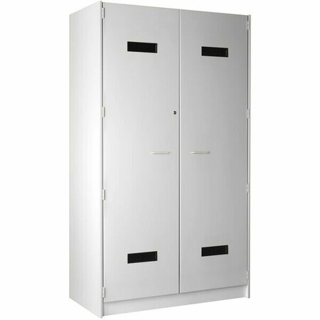 I.D. SYSTEMS 48'' x 24'' x 84'' Fashion Grey Uniform Storage Locker 89207 488424 D010 5388424D010